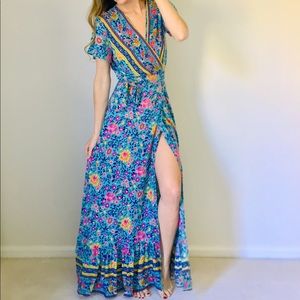 Boho Wrap Dress